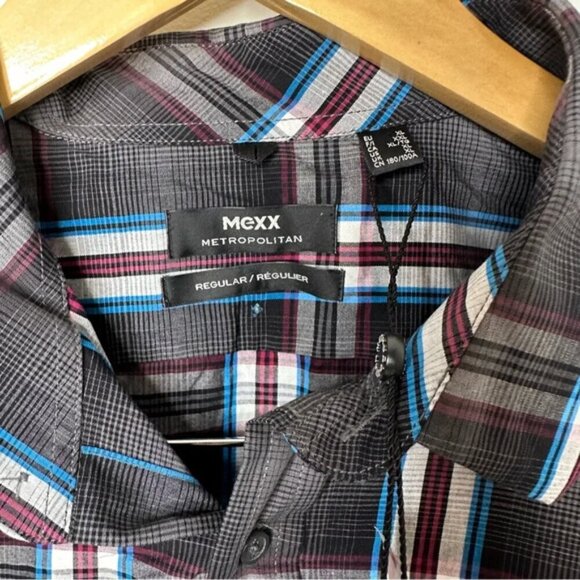 NWT Mexx Plaid Button Down shirt - Picture 2 of 6